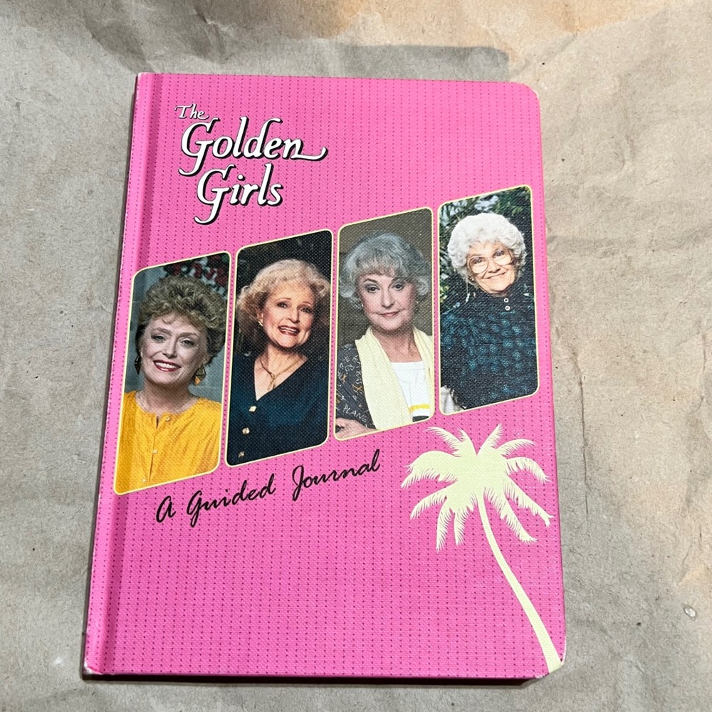 ABC Studios The Golden Girls Guided Journal Pink Hardcover TV Show Memorabilia